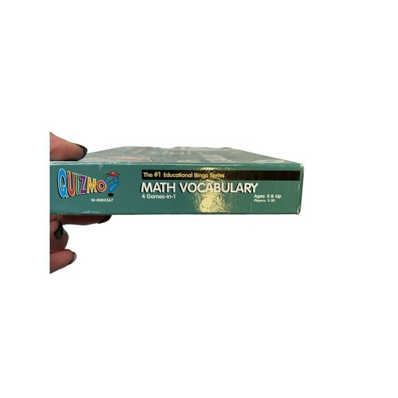 QUIZMO Math Vocabulary Math Bingo Games for Kids Homeschool After school - Picture 7 of 9